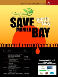 Earthday 2013 Save Manila Bay email